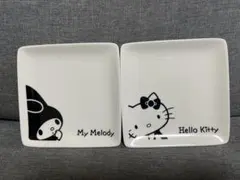 ハローキティとマイメロディ 小皿2枚セット　未使用品