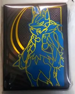 【新品・匿名配送】海外限定 メガルカリオ デッキシールド スリーブ 65枚