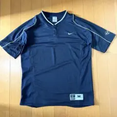 Nike ナイキ　ベースボールシャツ　ネイビー　Mサイズ