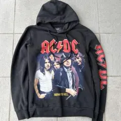 Bershka AC/DC パーカー ブラック Sサイズのサムネイル