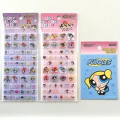 パワーパフガールズ　タイルシール　ステッカー　バブルス