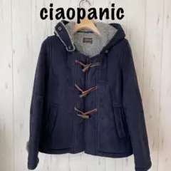 Ciaopanic フェイクムートンダッフルコート　ネイビー