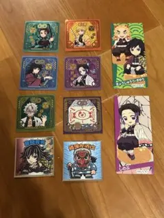 【未使用】鬼滅の刃　初期シールまとめ10枚　ぷっちょ　鬼滅の刃マンチョコ
