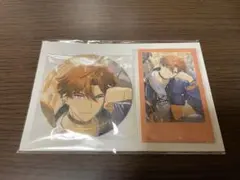 北見遊征　誕生日　箔押し缶バッジ&チェキ風カード