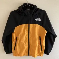 【THE NORTH FACE】ジャケット 110 黒/オレンジ　キッズ