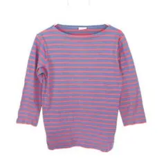 ORCIVAL ボーダー Tシャツ 長袖 バスクシャツ 青赤 サイズ2 フランス