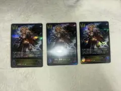 シャドウバースエボルヴ　簒奪の絶傑•オクトリス　sl ur　3枚セット 簒奪の絶傑・オクトリス【リアルプロモ】{-}《ロイヤル》