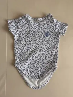 【極美品】House on the Hill ロンパース 60 花柄 ブルー