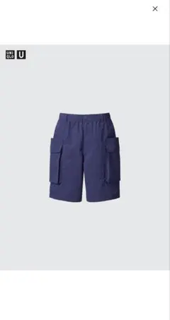 【美品】パラシュートカーゴショーツ ブルー Mサイズ