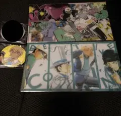 名探偵コナン　缶バッジ　赤井　安室　ミニクリアファイル　3点セット