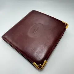 ✨美品✨カルティエ マストライン レザー 二つ折り財布 レディース