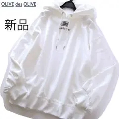 フード付きパーカー olive des olive