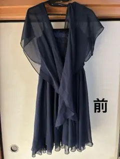 ロペピクニック　パーティードレス　ネイビー　ワンピース　フォーマル　シンプル