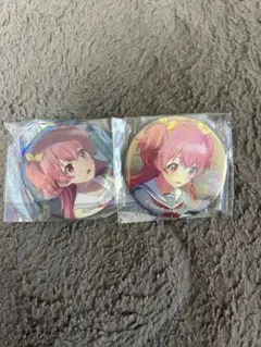 桃井愛莉 グリッター缶バッジ 2点セット