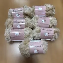 Dream cat ドリームキャット 毛糸 ベージュ No.23✖️7