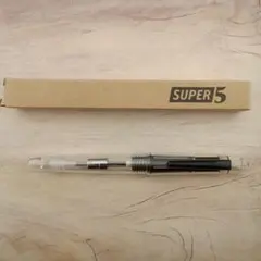 SUPER5 クリア・ ローラーボールペン　未使用のサムネイル