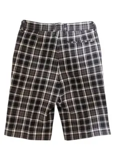 Descarado ブラック・ホワイト チェック柄 ショートパンツ　130㎝