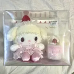 サンリオ　いちごホイップケーキ　ぬいぐるみ&アクセサリーセット　マイメロディ