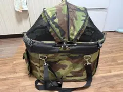 迷彩デザイン 中型犬用キャリーバッグ