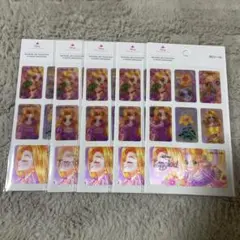 Disneyラプンツェルby中川翔子　3Dシール 5セット