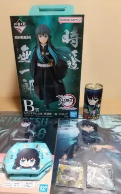 冨岡義勇　胡蝶しのぶ　時透無一郎　一番くじ　フィギュアセット　箱あり 一番くじ 鬼滅の刃 竈門炭治郎 冨岡義勇 胡蝶しのぶ 煉獄杏寿郎