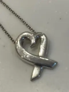 6685.TIFFANY＆Co.ティファニー ラビングハート ネックレス - メルカリ