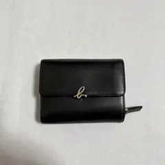 【agnes b.】 本革 三つ折り 財布 ミニウォレット IW03B-09希少のサムネイル