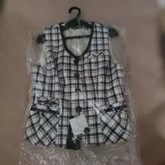 制服 事務服 OL ベスト enjoie アンジョア 9号 ピンク 11660のサムネイル