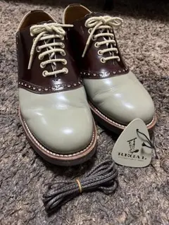 GLAD HAND × REGAL サドルシューズ グレー ×ブラウン　26cm