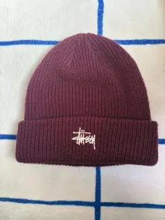 STUSSY ビーニー ニット帽 y2k