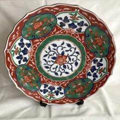 【新品未使用】三洋陶器　庫山窯　古伊万　里紋様　大皿　美濃焼