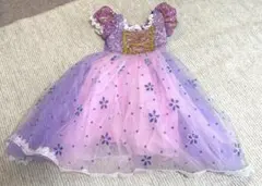 ラプンツェル風　ドレス　コスチューム　キッズ　サイズ110