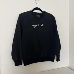 agnès b. ブラック トレーナー サイズ1
