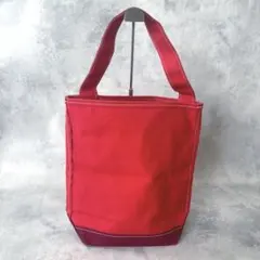 TEMBEAバケットトートバック レッド 赤