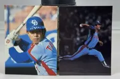 79年 カルビー プロ野球カード 高木守道 藤沢公也