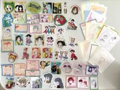 ステッカー シール48枚他まとめ売り　りぼん70周年 スリーコインズ