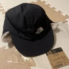 ノースフェイス　キャップ　ボア　ブラック　防水　撥水　秋　冬　キッズ