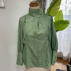 品薄♡スナイデル　ブラウス　グリーン　サイズF