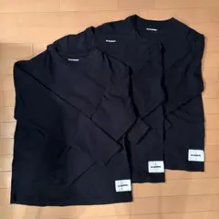 美品 6.6万 ジルサンダー JIL SANDER パックTシャツ 黒 M 長袖のサムネイル
