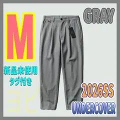 GU×UNDERCOVER ワイドテーパードパンツ Mサイズ　グレーのサムネイル
