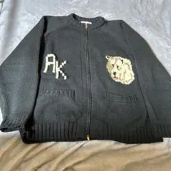 【INHERIT】AK ALASKA 刺繍 カーディガン