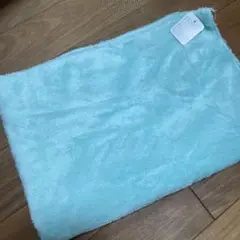 ミントグリーン　ボア・ファー生地