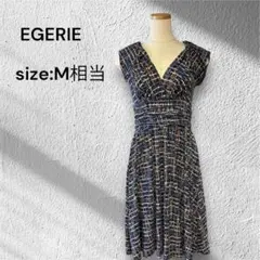 美品☆EGERIE PARIS フランス製 ひざ丈ワンピース 春夏コーデのサムネイル