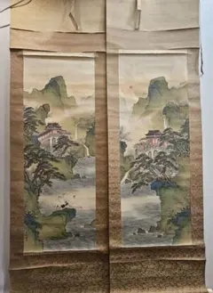2026年最新】絹本 掛軸 山水の人気アイテム - メルカリ