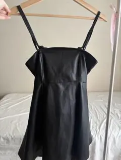 フェイクレザーベアミニワンピースのサムネイル