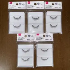 DAISO ダイソー アイラッシュ ブラック軸 A10 つけまつげ 5個セットのサムネイル