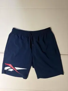 Reebok リーボック ハーフパンツ ネイビー L