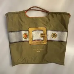 Ball & Chain エコバッグ 大容量 オリーブグリーン Lサイズ