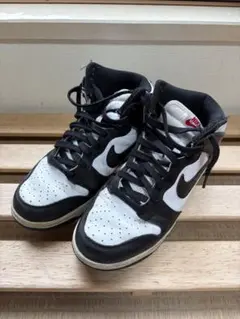 NIKE DUNK HIGH ブラック ホワイト スニーカー