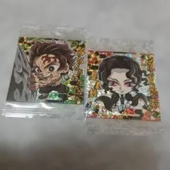 【新品】鬼滅の刃　シール　ウエハース　鬼舞辻無惨　竈門炭治郎　2枚セット